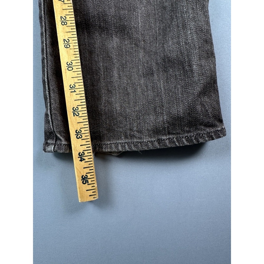 7 For All Mankind Jeans Womens Brown Distressed Bootcut Cotton Blend Size 28 - Picture 5 of 11